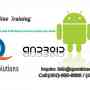 Android Online training by leading IT Training Firm